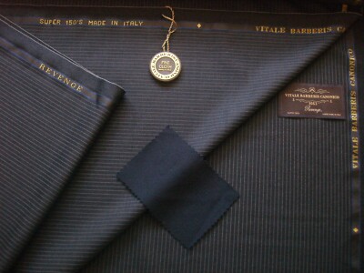 Vitale Barberis Canonico SUPER 150'S WOOL “REVENGE” SUITING FABRIC