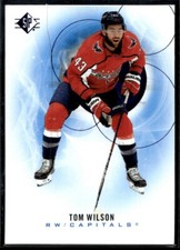 2020-21 SP Authentic Tom Wilson #77 Blue Parallel
