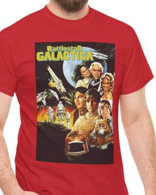Battlestar Galactica (1978) T-Shirt V2 Science Fiction Spaceship