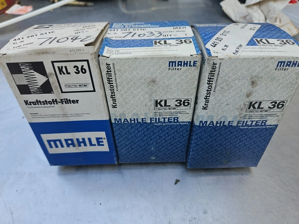 Filtro de combustible KL36 7 MAHLE AUDI A6 Quattro, Allroad Quattro, VOLKSWAGEN Kl 36 Foto 2 de 4
