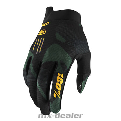 100% Prozent itrack Handschuhe Sentinel Black MTB DH MX BMX FR Motocross 