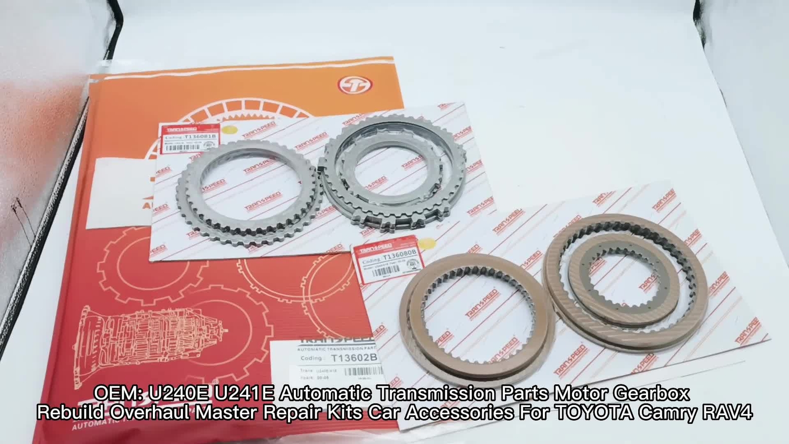 TRANSPEED U240E U241E Auto Transmission Master Rebuild Kit Clutch For