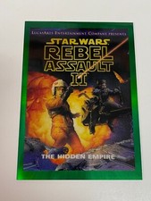 2023 Topps Star Wars Galaxy Chrome Rebel Assault Green Refractor 51/99 NS1-20