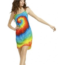 ALICE + OLIVIA EMMIE TIE-DYE MINI DRESS SIZE XS NWOT 