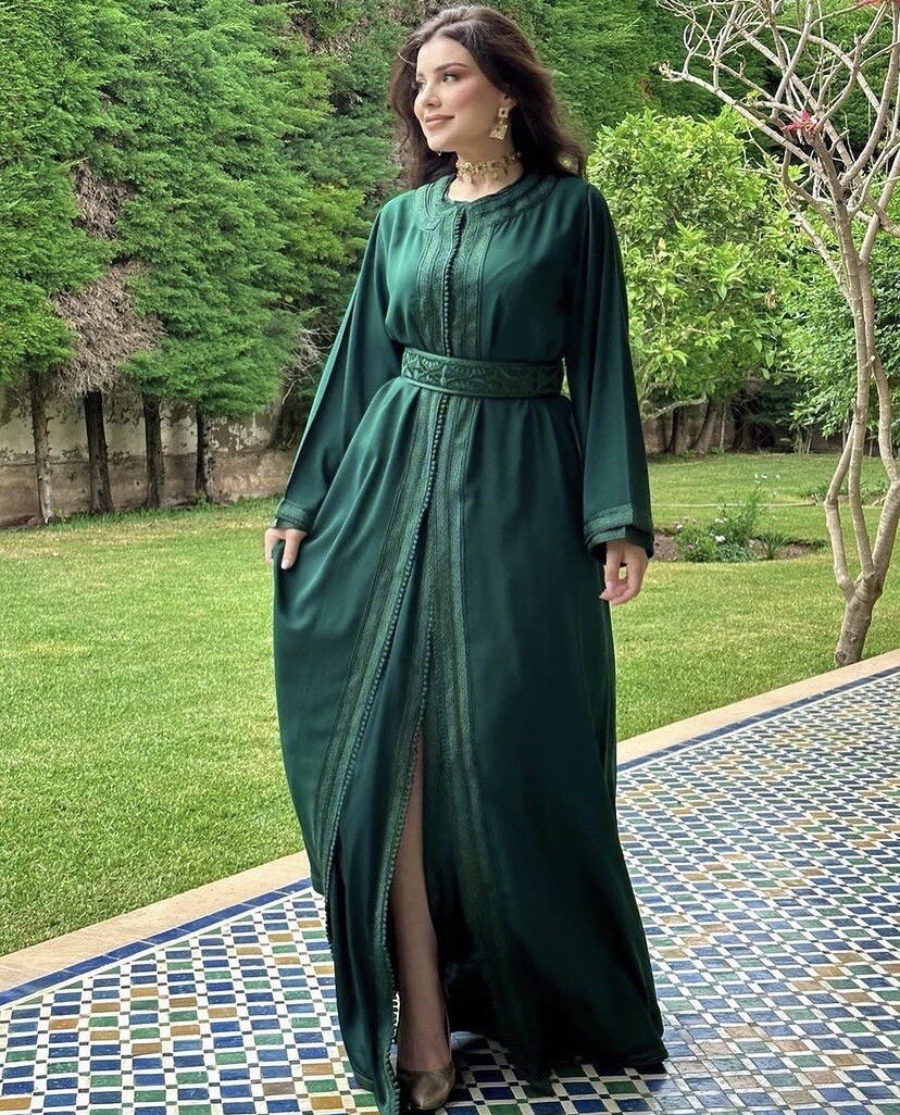 green floral bridesmaid dress Wedtrend Women Green Large Floral Wedding Guest Dress Sheath Halter  Backless Long Bridesmaid Dress with Ruffles  WEDTREND