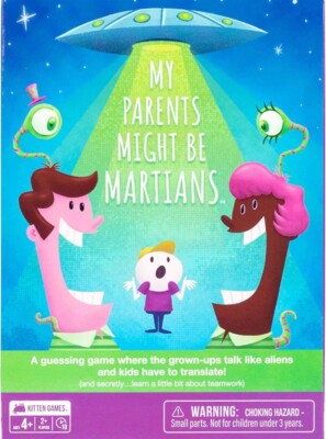 Exploding Kittens My Parents Might be Marsians - Familienkartenspiel Neu & Versiegelt 
