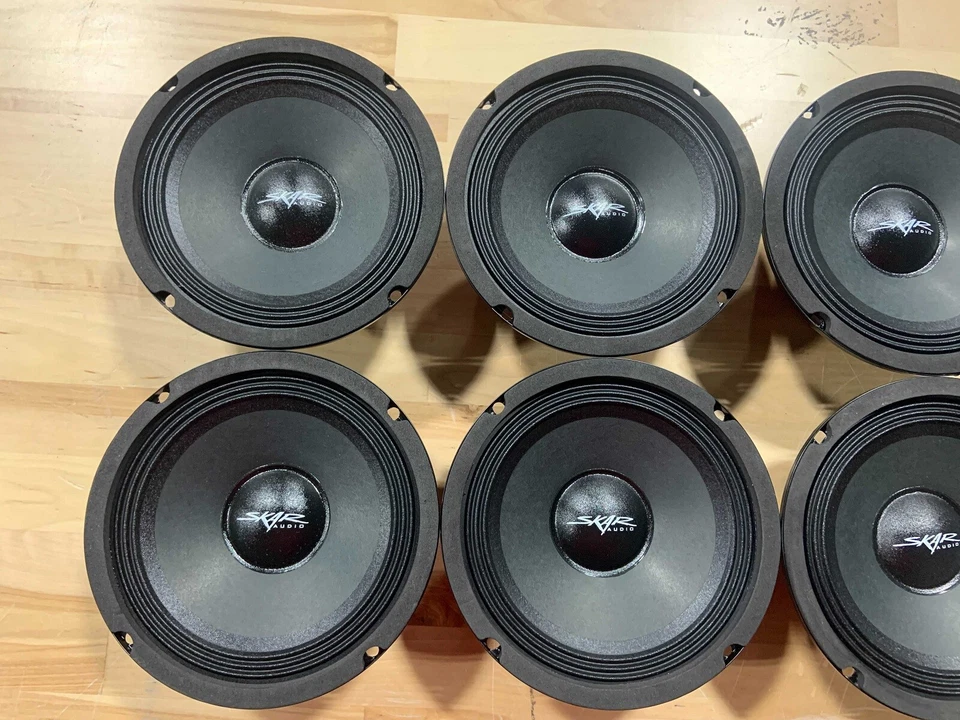 (8) 二手 SKAR 音频 FSX65-4 6.5 英寸 300 瓦最大功率 4 盎司中频扬声器 - — 第 3/4 张图片
