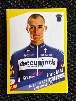 STICKER VIGNETTE PANINI ENRIC MAS QUICK STEP # 117 TOUR DE FRANCE 2019