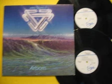MIKE OLDFIELD:AIRBORN-ELECTRONIC SYNTH-2 LP EX/EX  NEW AGE LISTEN