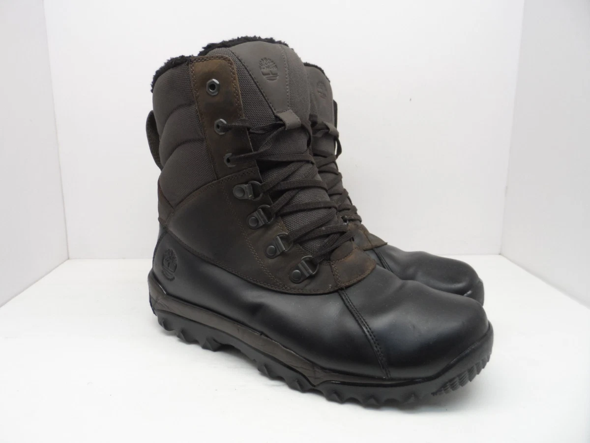 Timberland Men's Rime Ridge 400G Cold Weather Boots A1KG1 Brown/Black Size  12M | eBay
