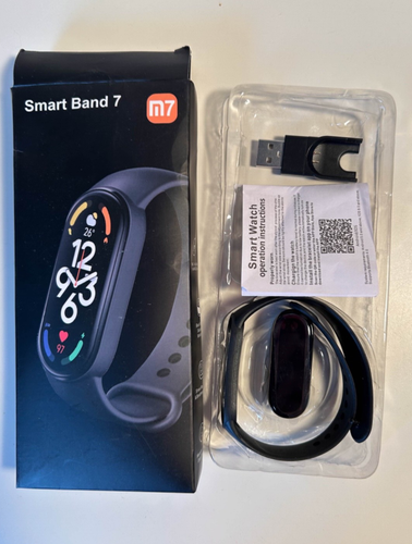 NIB Smart Watch Band 7 Heart Rate Blood Pressure Monitor - Photo 3 sur 4
