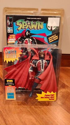 SPAWN Todd McFarlane s Toys Actionfigur + Comics Comic Special Limited Neu