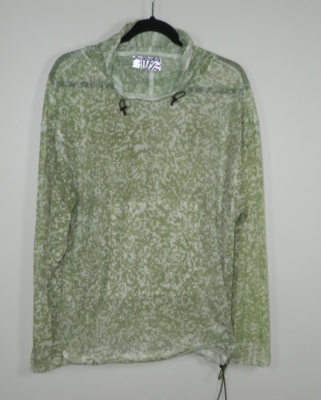 Geek Out Store Hoodie Medium Green Mesh Heat Reactive Color