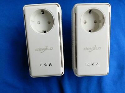 2x Devolo Powerline 200 AV Plus LAN 200Mbps Adapter Powerlan dlan (2 Stück)