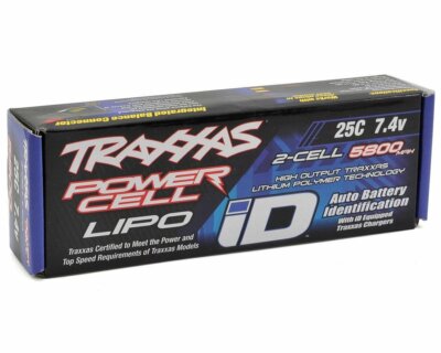 Traxxas 2843X 2S 7.4V 5800mAh 25C LiPo Battery w/iD Connector