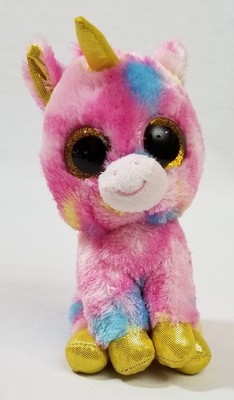 TY Fantasia Rainbow Plush Unicorn - 6" tall | eBay