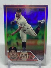 2023 Topps Series 1  #179 Holofoil Carlos Rondon Giants SP