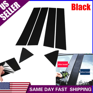 6Pcs Set Gloss Black Pillar Post Cover Door Trim Fit For DODGE Charger 2006-2010 6Pcs Set Gloss Black Pillar Post Cover Door Trim Fit For DODGE Charger 2006-2010