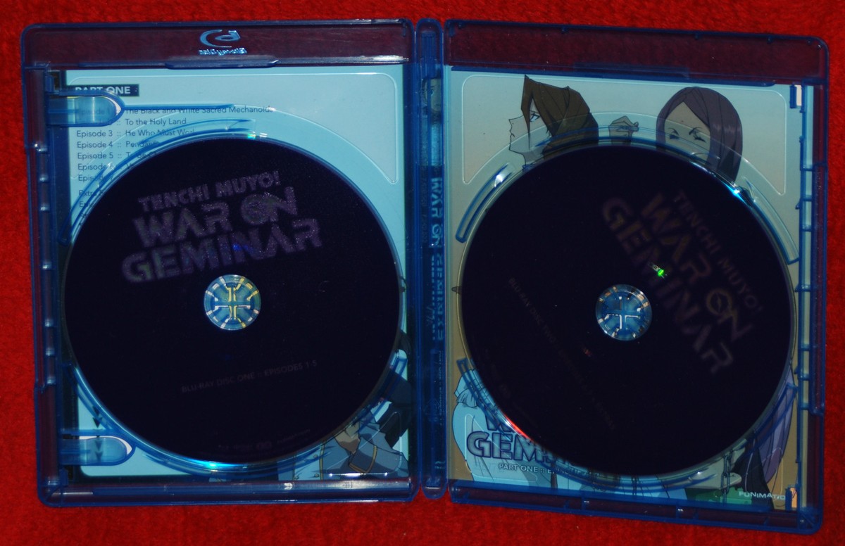 Tenchi Muyo! War on Geminar Part 1 BLU-RAY 2 Disc Set ANIME LOT