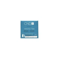 CND Velocity Nail Tips - CLEAR | NATURAL - Choose QTY and Size - Authentic