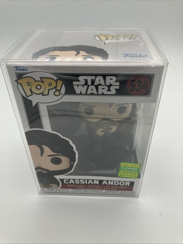 Funko Pop! Star Wars: Cassian Andor #534 (2022 Summer Con) w/ Protector