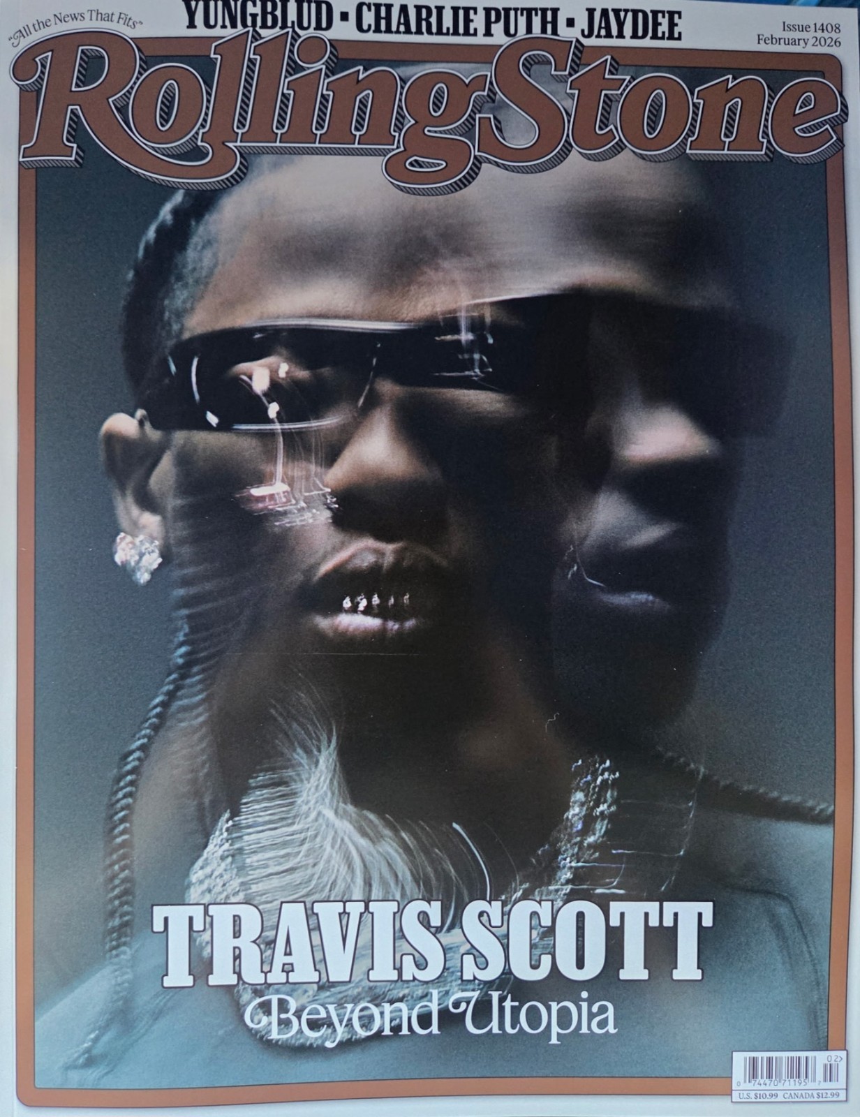 TRAVIS SCOTT - ROLLING STONE MAGAZINE - BRAND NEW- FEB  2026  In Hand