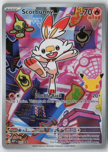 Pokémon Scorbunny 053 Me: Mega Evolution Promo Holo Promo Basic 70 HP