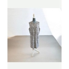 Merona Black and White Sleeveless Dress with Pockets Size XXL