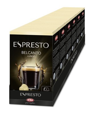 Kaffeekapseln Belcanto Lungo, Kompatibel mit K-Fee & Expressi, Ausgewogen Set