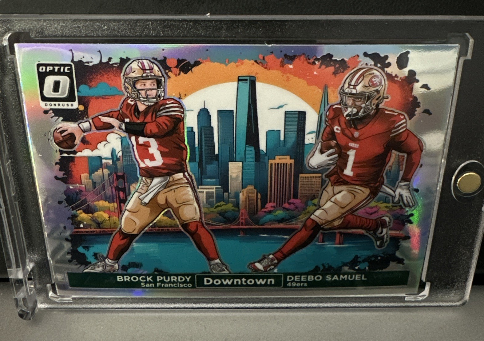 2024 Panini Donruss Optic - Downtown Duos Deebo Samuel, Brock Purdy #2