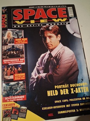 Space View Das Sci-Fi Magazin, 3/1996, mit Akte X Inhalt, Deutsch, wie neu