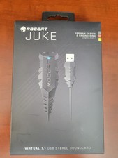 Sealed ROCCAT Juke Virtual 7.1 USB Stereo Soundcard  Headset Adapter Gaming PC