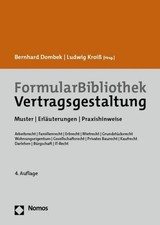 FormularBibliothek Vertragsgestaltung Bernhar...