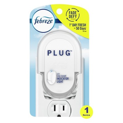 (4 pack)  Plug In Air Freshener, Odor-Fighting Scented Oil Refill, Warmer Device