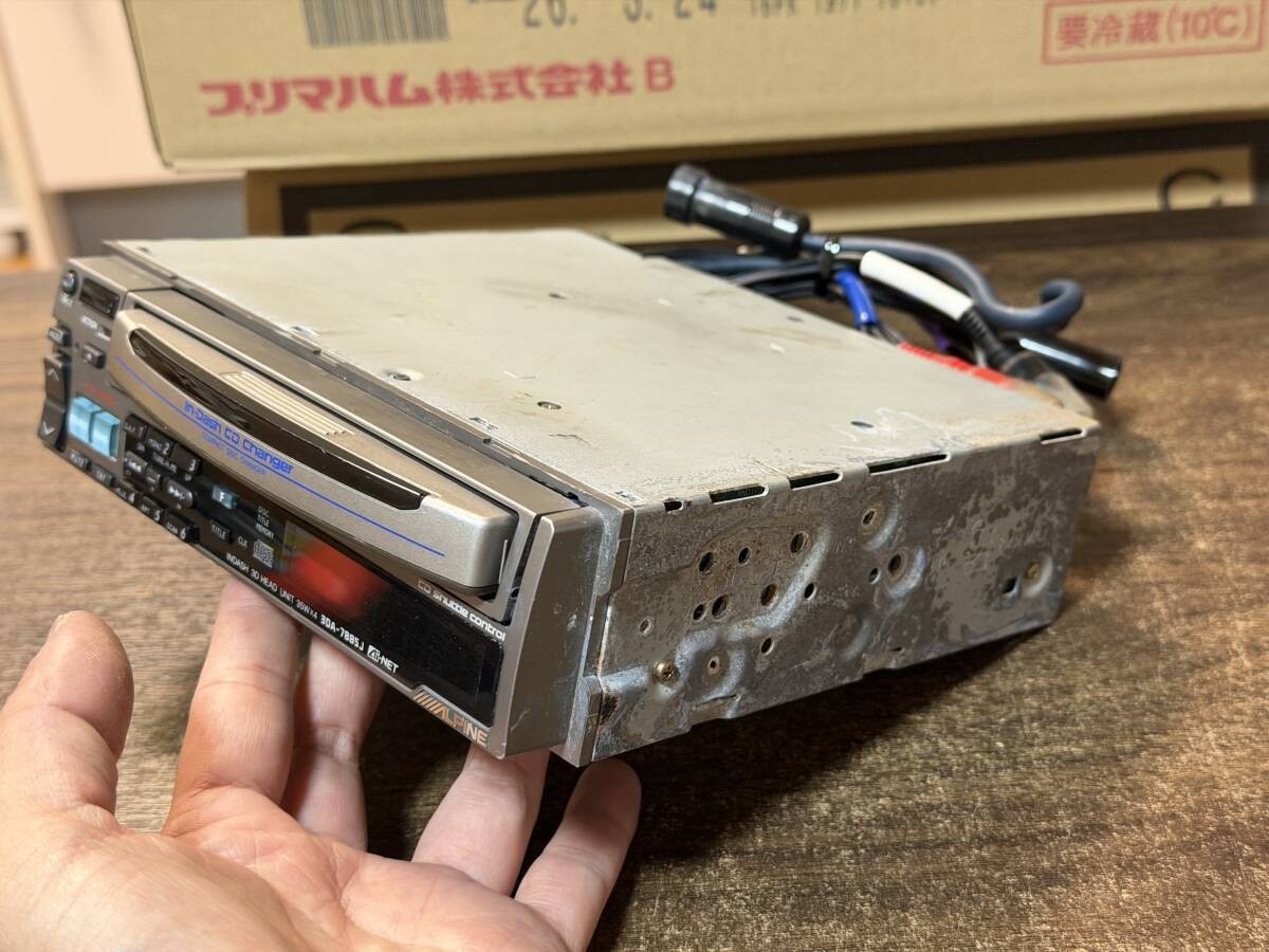 Rare Vintage Alpine 3DA 7885J 1DIN 3CD Head Unit JDM Tested