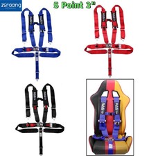 5 Point Racing 3 Harness Latch Quick Release Safety Seat Belt Atv Utv Offroad 5 Point Racing 3 Harness Latch Quick Release Safety Seat Belt Atv Utv Offroad