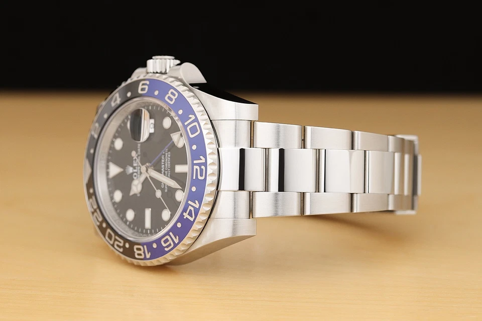 2018 CARD ROLEX GMT MASTER II 116710BLNR BATMAN BLACK DIAL CERAMIC STEEL WATCH - Image 4 of 4