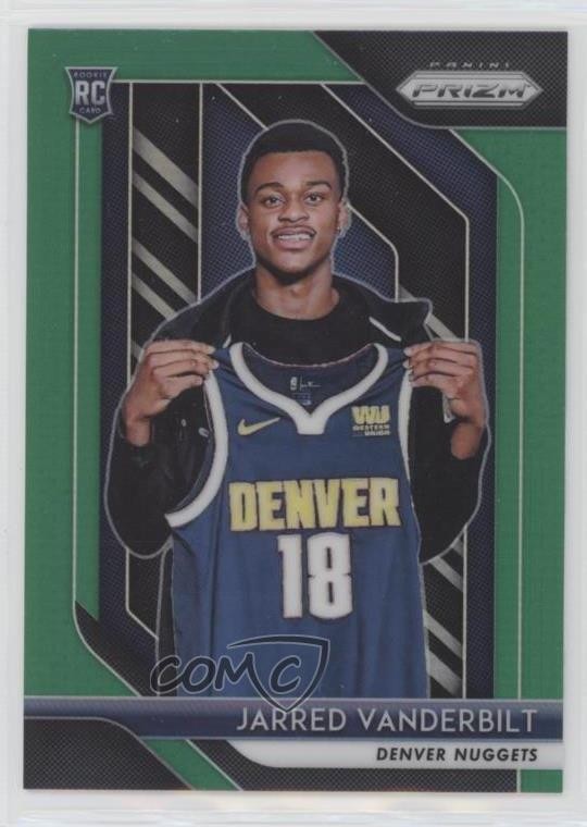 2018-19 Panini Prizm Green Prizm Jarred Vanderbilt #42 00jz
