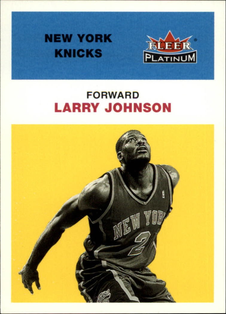 2001-02 Fleer Platinum #70 Larry Johnson - BSK