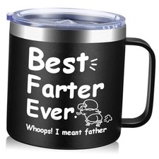 Dad Gifts for Fathers Day, Funny Dad Mug Father Day Gifts, Best Dad Ever Black