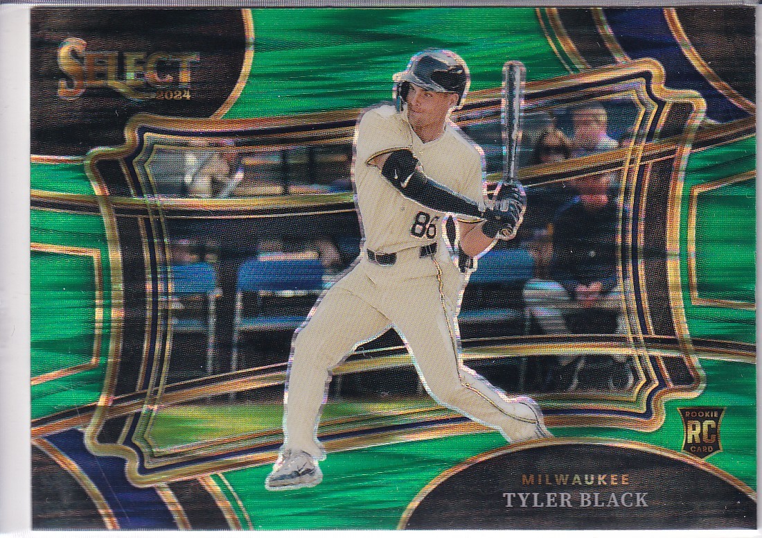 2024 Panini Select #81 Tyler Black Green Flash Prizms
