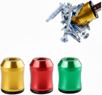 Strong Magnetic Screw Ring, 3Pcs Universal Screwdriver Head Magnetic Ring，Screw
