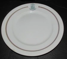 The Lorraine Hotel Bridgeport CT Connecticut Restaurant China 9" Dinner Plate