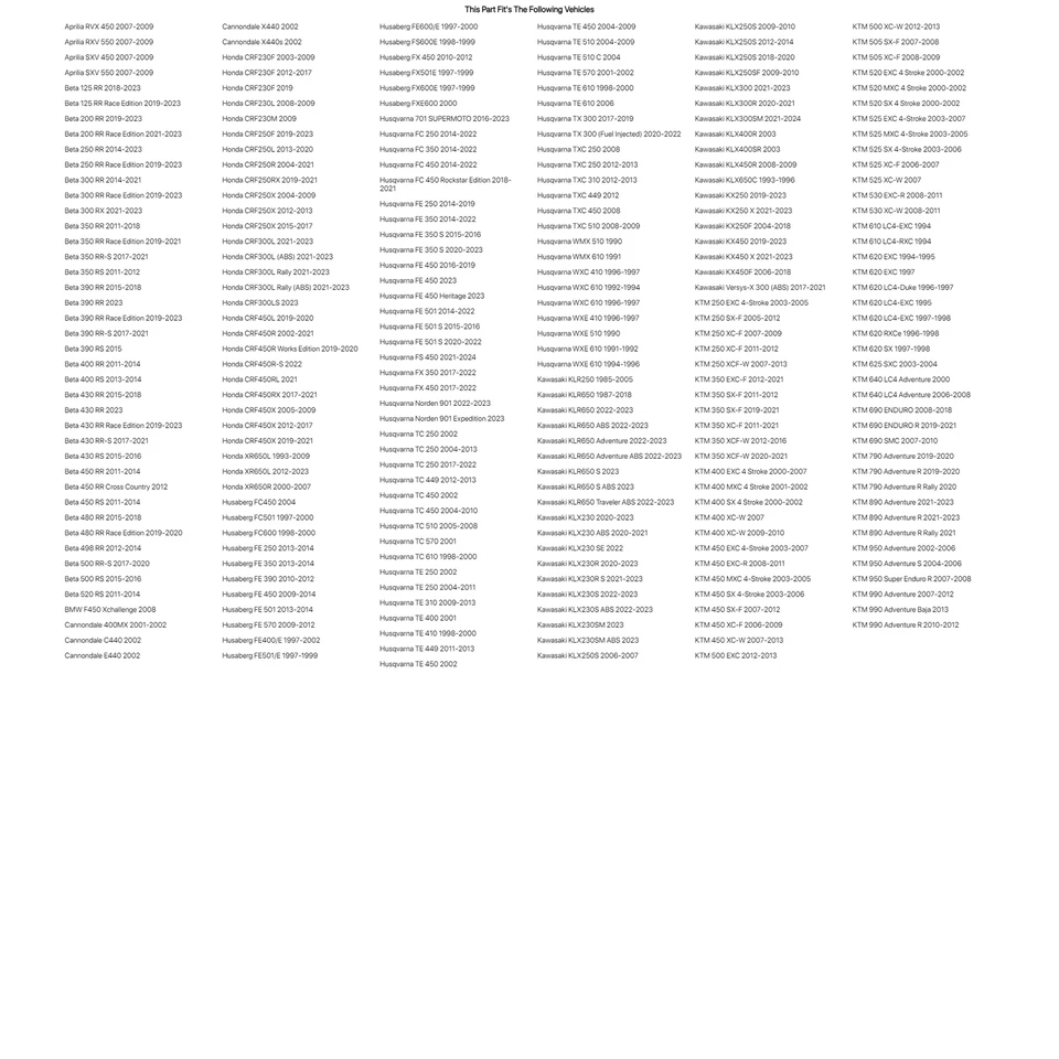 Guardabarros delantero Acerbis Super Motard verde para Husqvarna TC 570 2001 Foto 4 de 4