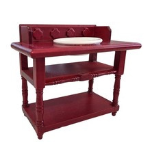 Dolls House Victorian Mahogany Wash Stand Bedroom Bathroom Furniture