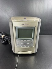 Sony ICF-CD863V Dream Machine CD Alarm Clock Radio   AM/FM/Weather   Tested