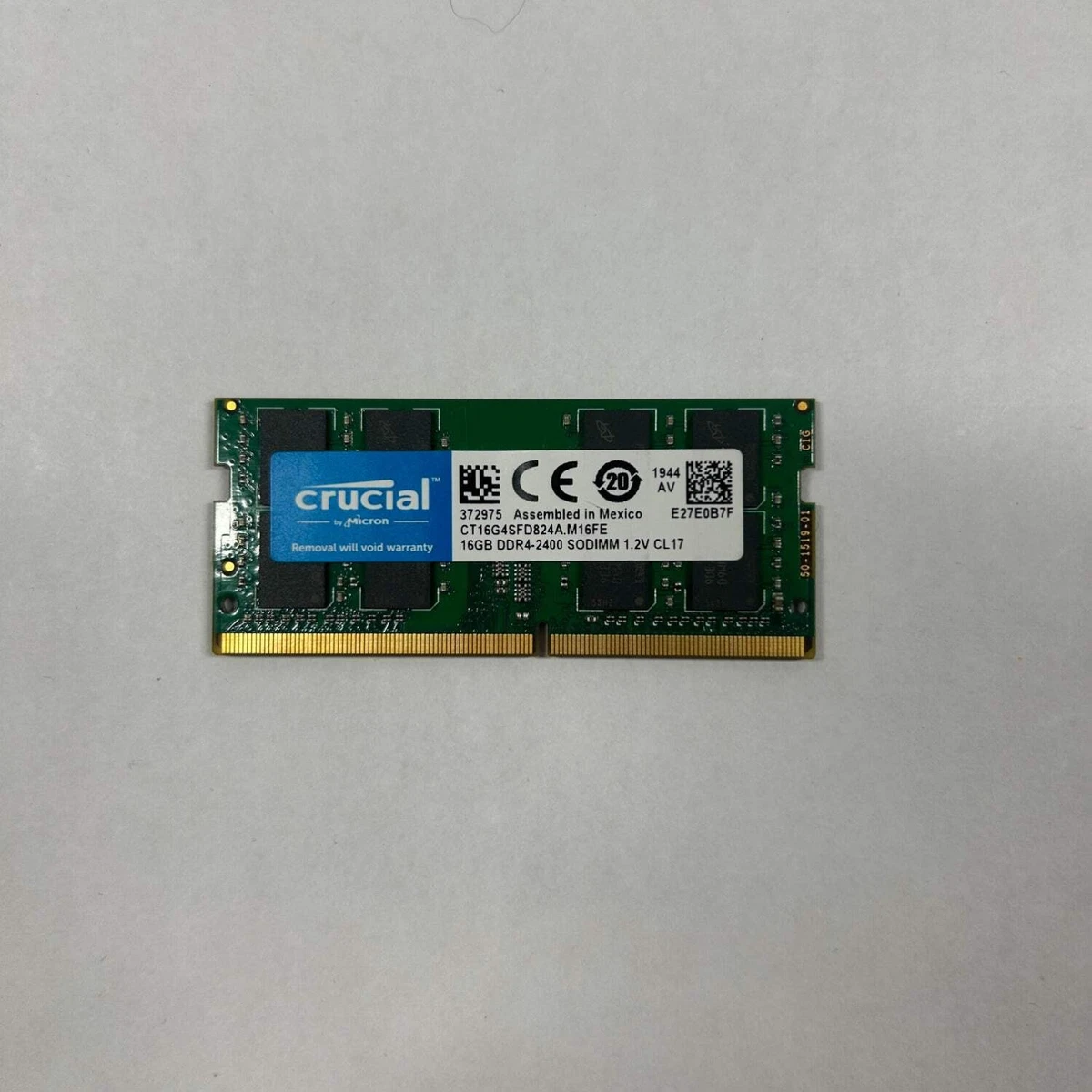 Crucial PC4-19200 (DDR4-2400) Bus Speed Computer RAM 16 GB