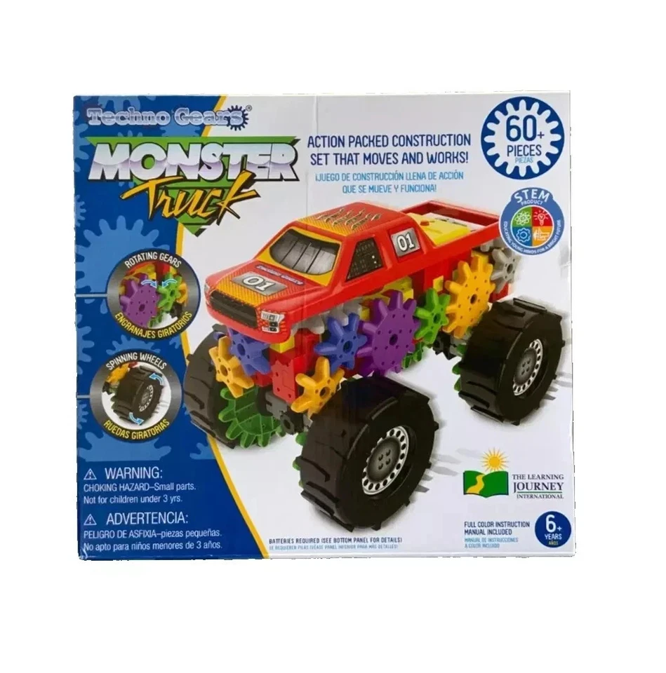 The Learning Journey Techno Gears Monster Truck & Off-Road Racer 2 Pack - Image 3 of 4