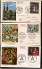 TEM23142 -PAINTINGS OF FRANCE - LOT OF ABOUT 74 FDC DIFFERENT PERIOD 1963-1984