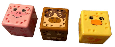 Leap Frog Learning Town Barn Buddies Animal Replacement Blocks (Set of 3)